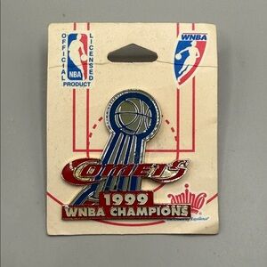 WNBA Champions 1999 Comets Pin Collectible Collector’s